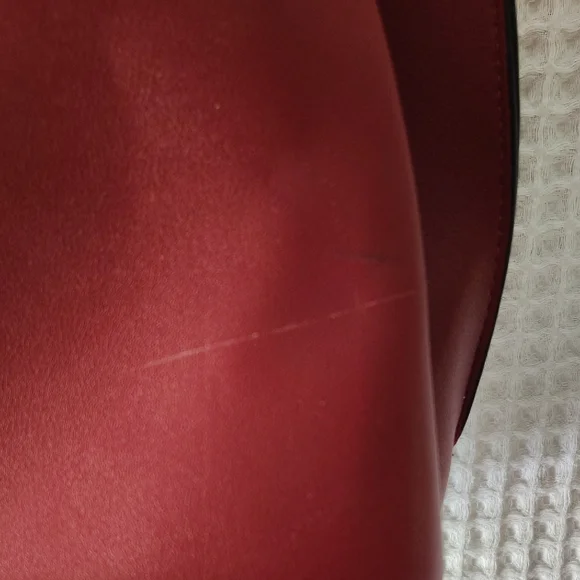 Vintage Kathy Ireland Burgundy Shoulder Bag NWT - Picture 3 of 13